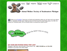 Tablet Screenshot of animalwelfaresociety.net